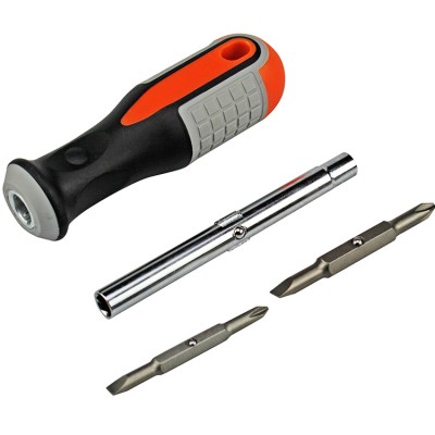 go-though multi double headed triangle 2way impact screwdriver